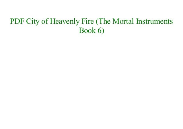 City On Fire Pdf